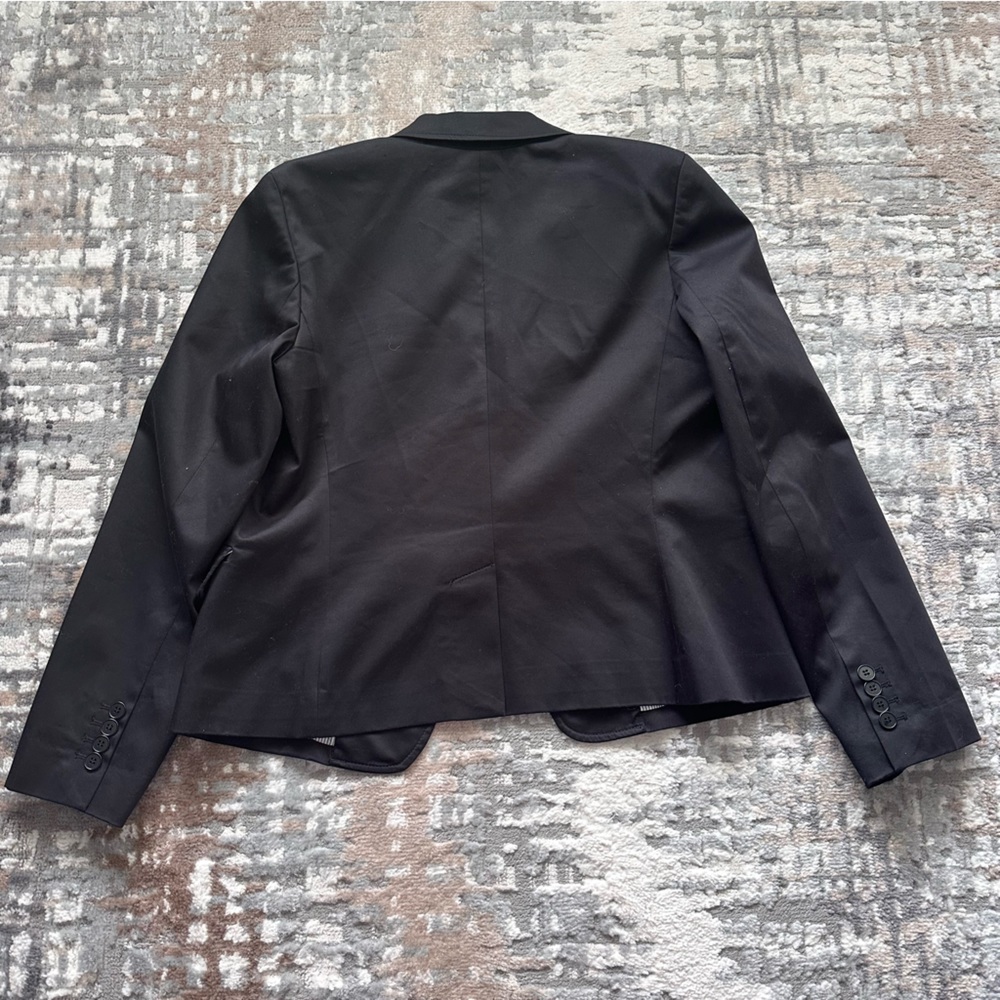 Talbots 3 Button Single Breasted Blazer Sz 12 Cot… - image 6